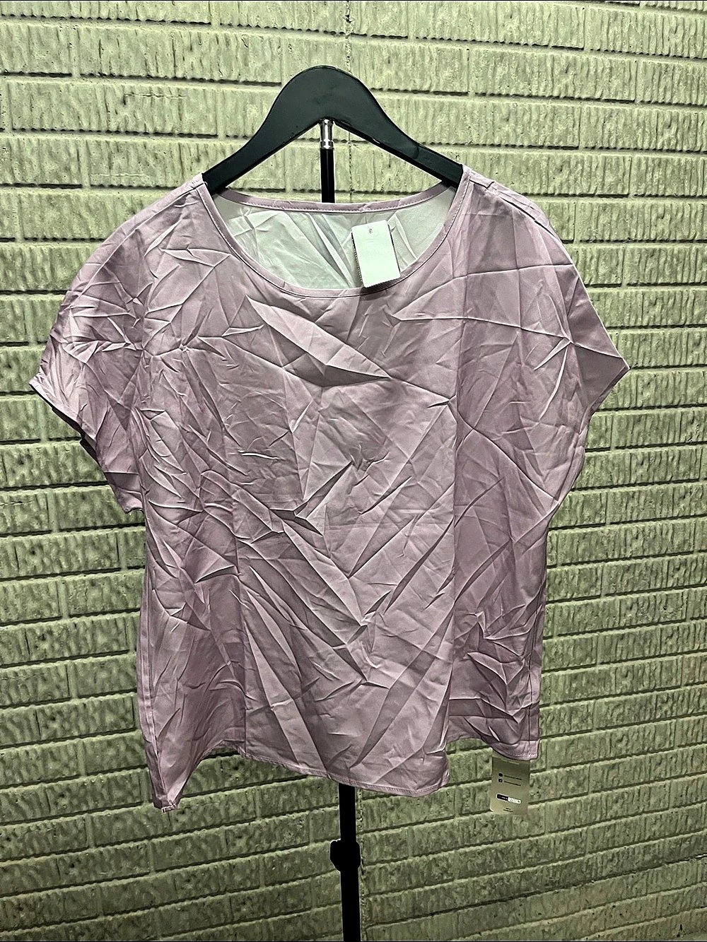 Emery Rose Short Sleeve Blouse in Pink Size Large NWT